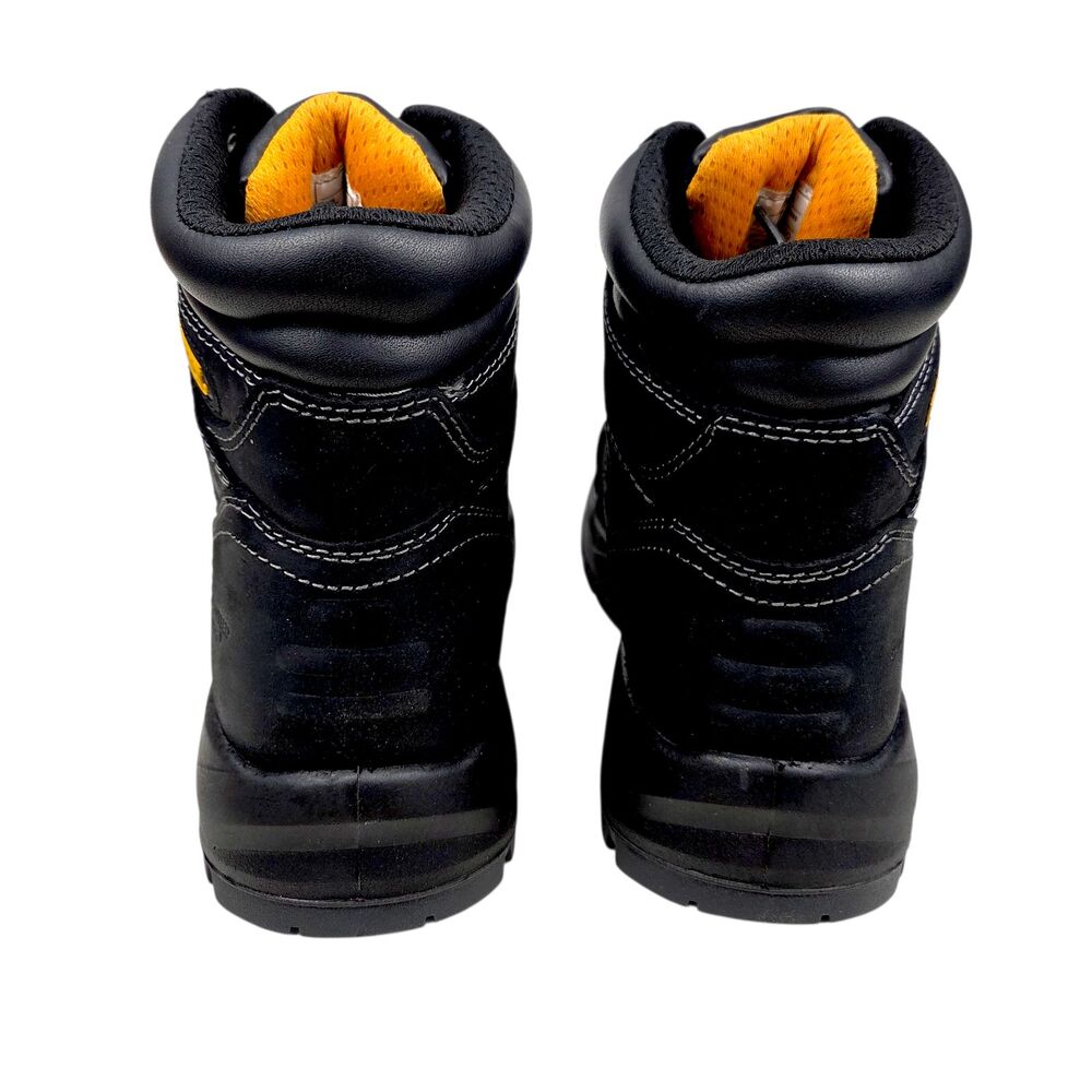 DeWalt Wheeler ST Work Boots Black Leather Oil Resist Waterproof Mens Size 7M - Picture 3 of 10